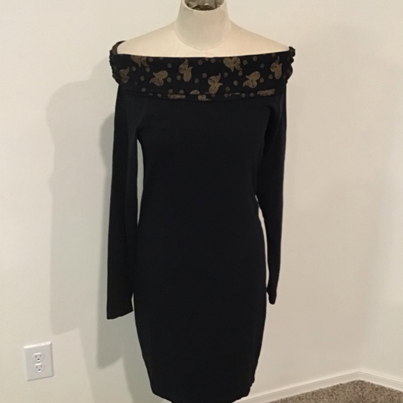 French connection off shoulder dress, size large - Picture 3 of 6